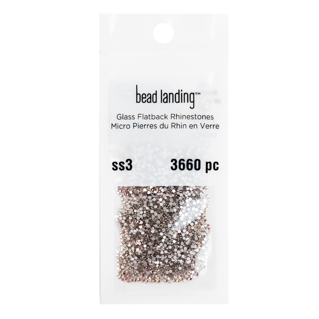12 Pack: SS3 Glass Flatback Rhinestones by Bead Landing™